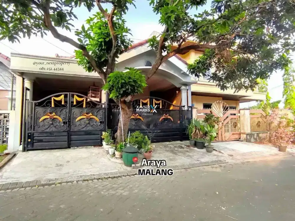 Rumah Terawat & Siap Huni Di Perumahan Elite Araya, Malang