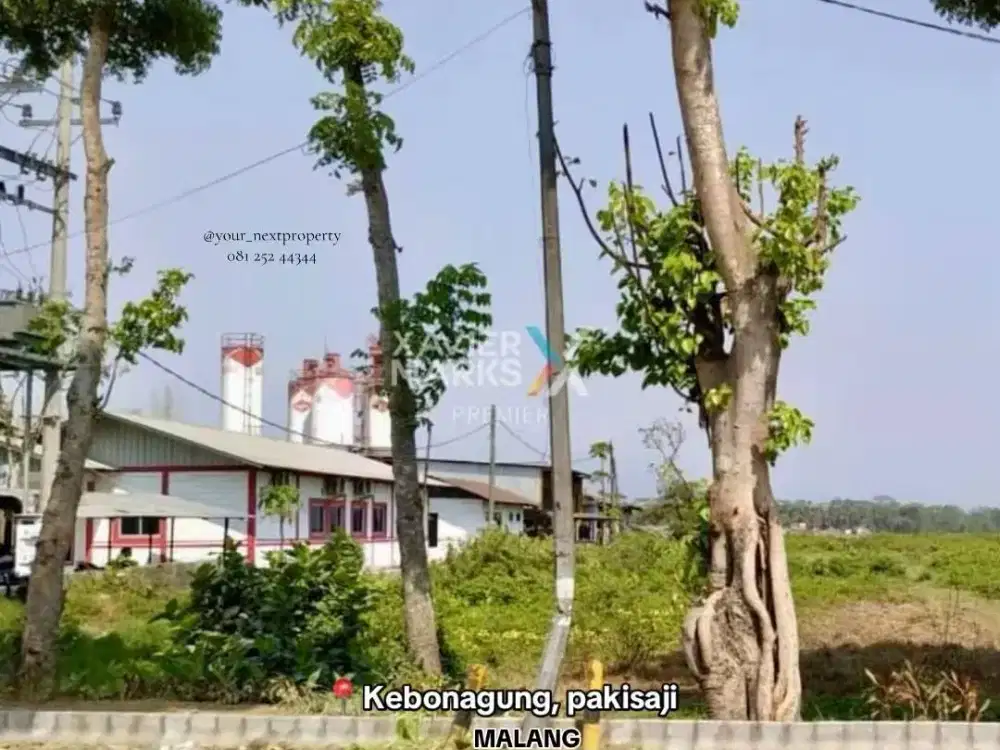 Lahan Lokasi Strategis Nol Jalan Raya Kebonagung, Pakisaji Malang
