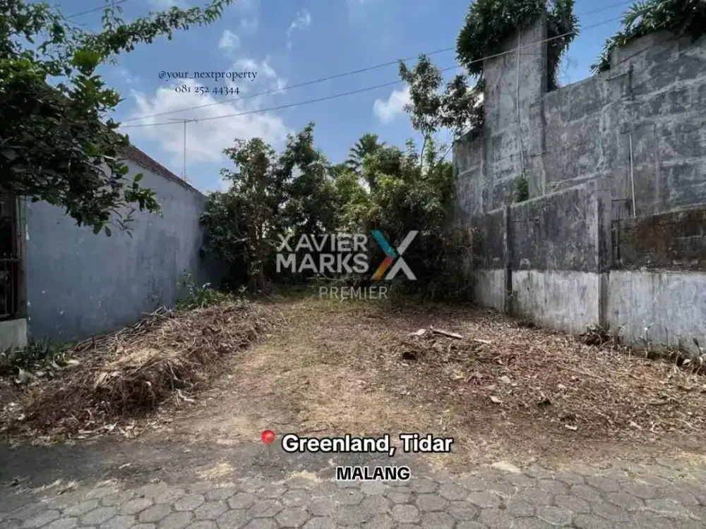 Tanah Kavling Lokasi Strategis Di Depan Greenland Tidar Kotamadya Malang