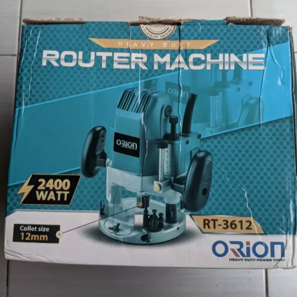 Mesin router machine 2400watt merk orions