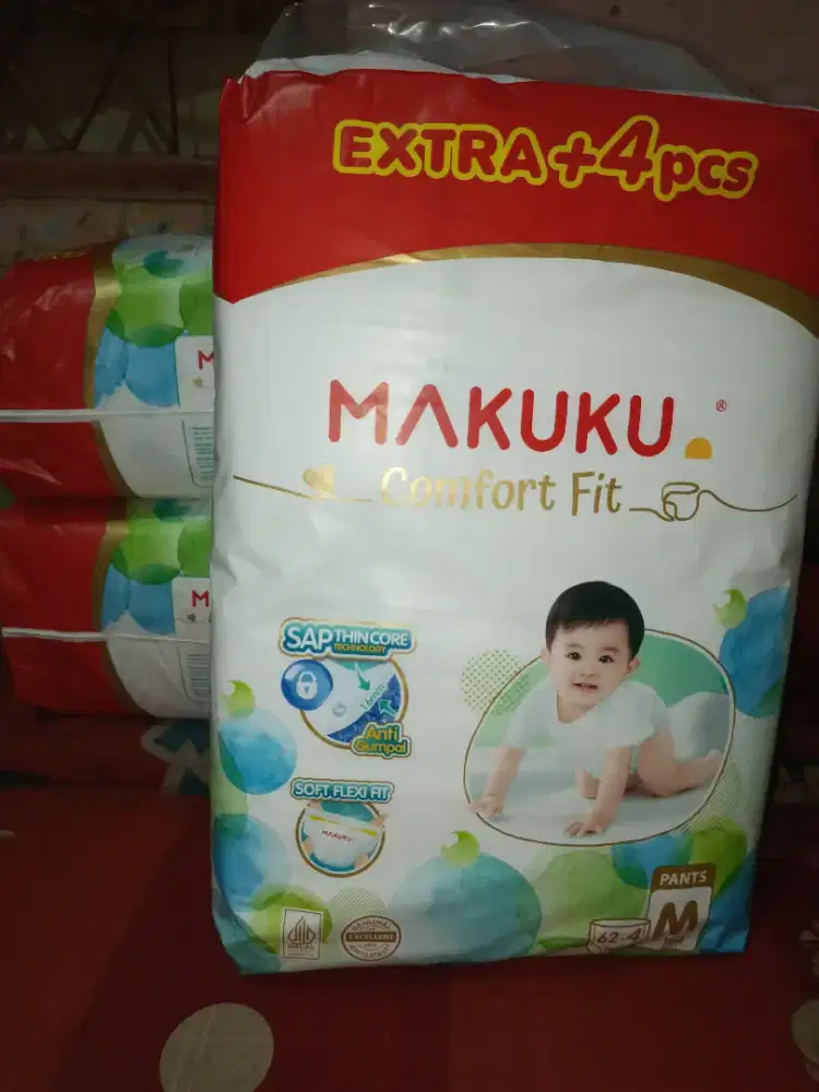 Pampers Makuku Ukuran M Isi 64+4