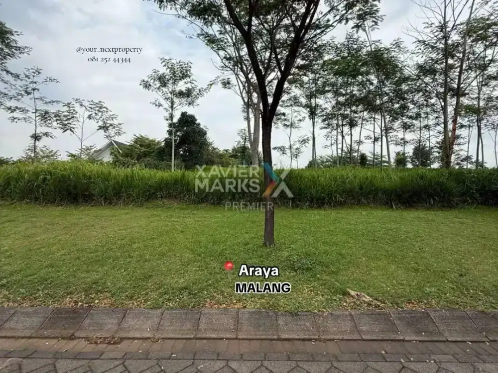 Tanah Kavling di Poros Jalan Araya Hill, The Araya Malang