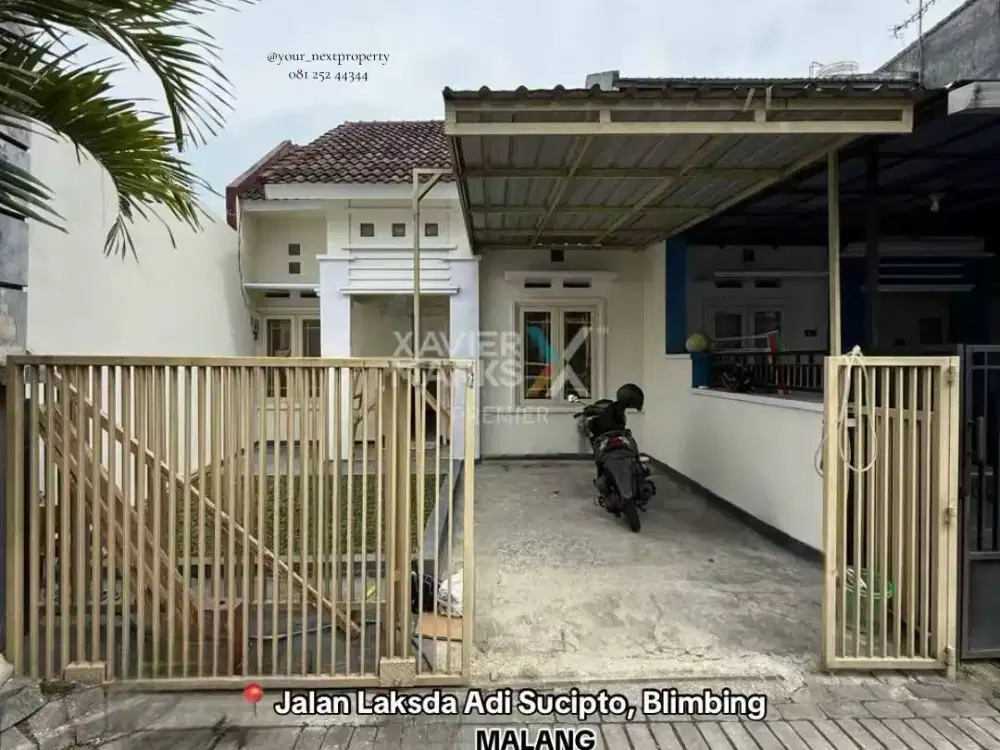 Rumah Siap Huni Lokasi Di Cluster Area Jalan Laksda Adi Sucipto, Blimbing Malang