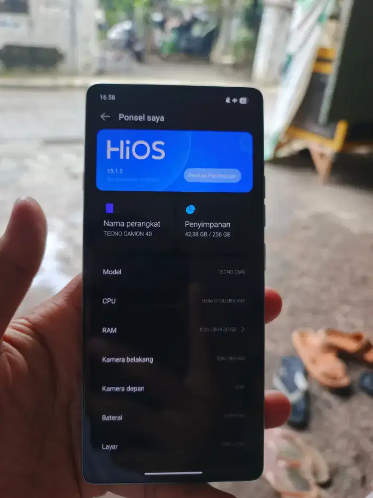 Camon 40 8/256 Fullset Mulus Like New