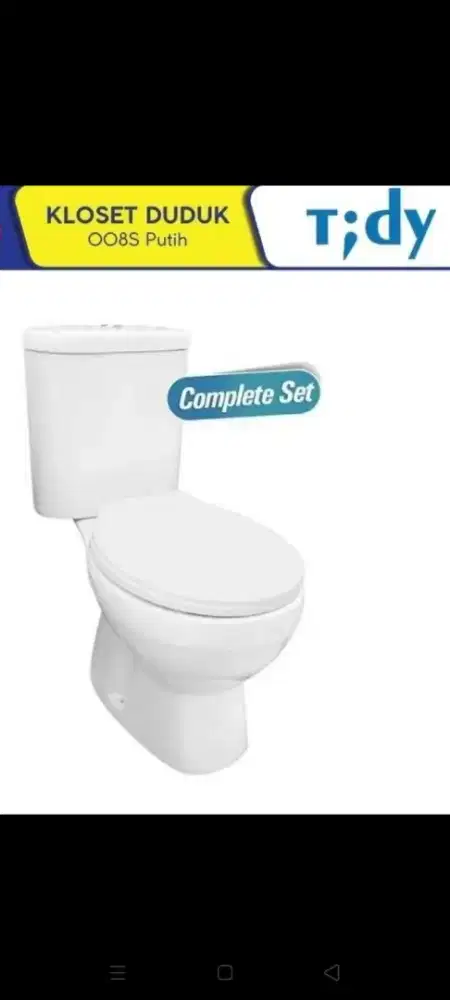 Kloset duduk /wastafel