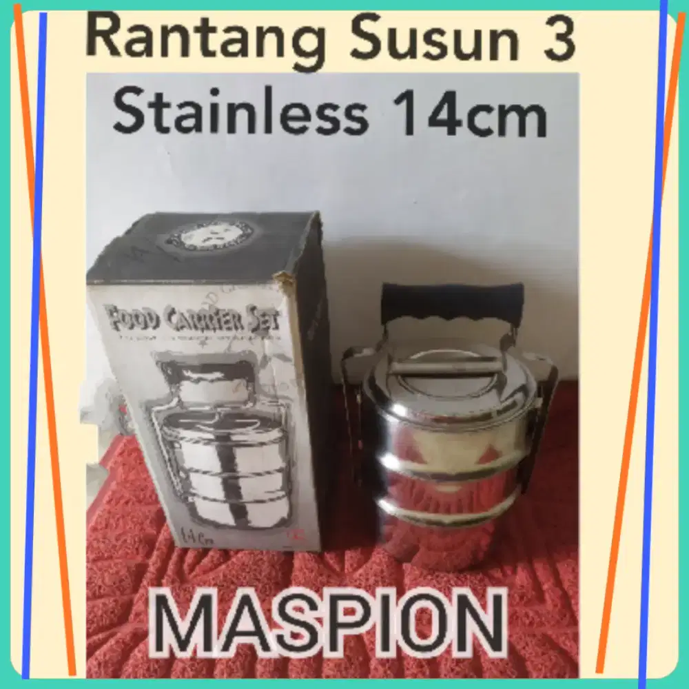 Rantang Maspion Susun 3 Stainles 14cm