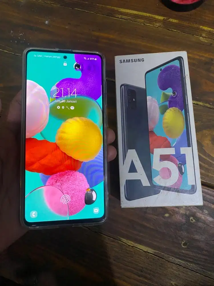 samsung a51 6/128 NFC layar ori