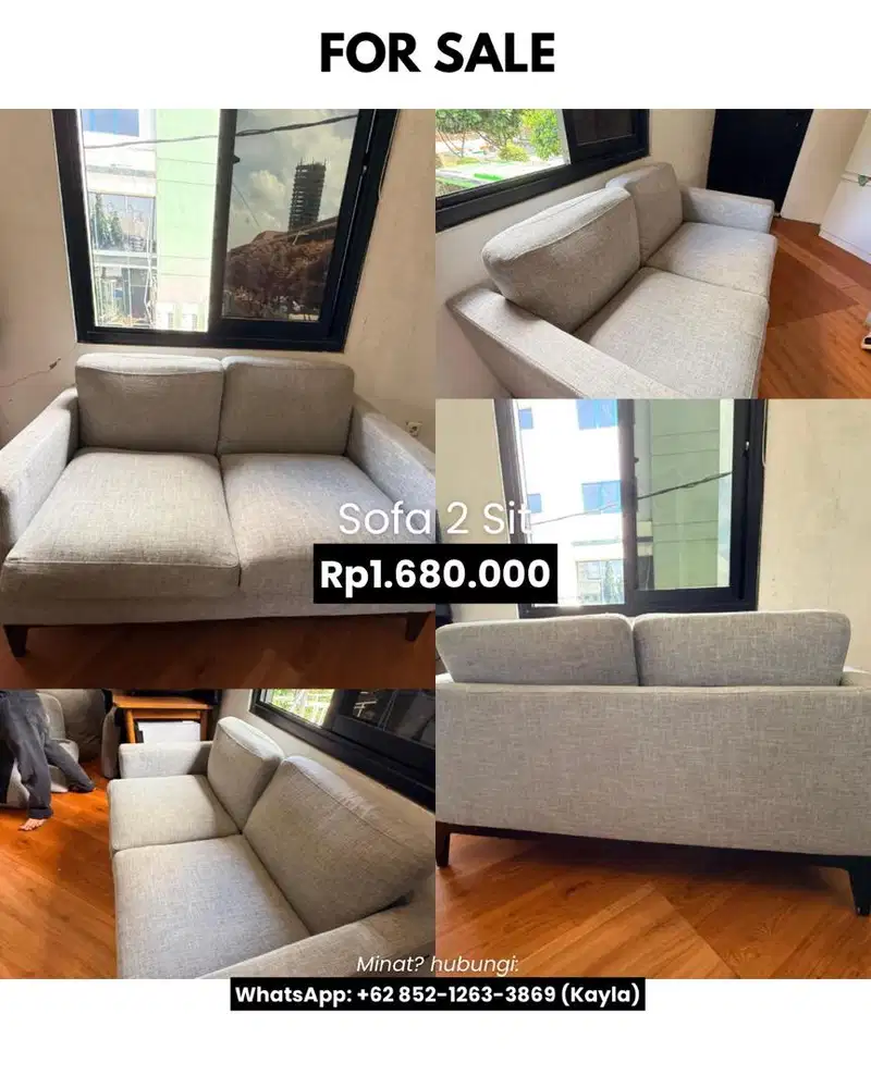SOFA 2 SEATER / 2 TEMPAT DUDUK