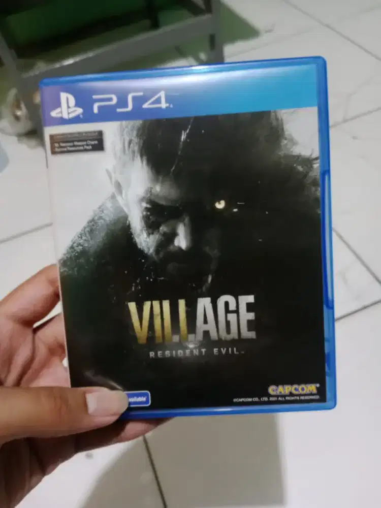 Kaset bd game ps4 resident evil village 8
