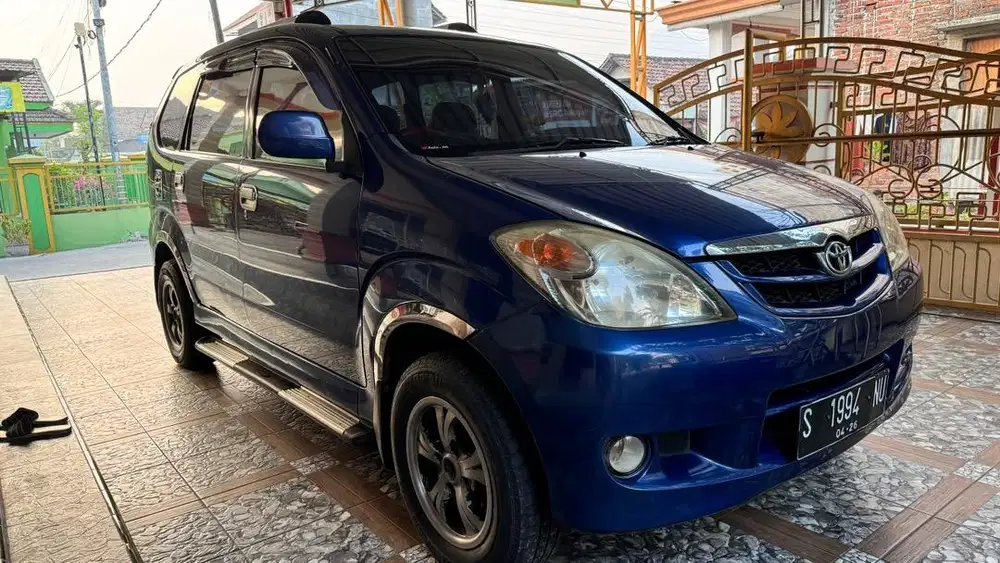 Mobil Toyota Avanza E 2007 Bensin Biru | KM Rendah 82RB | Mesin Halus