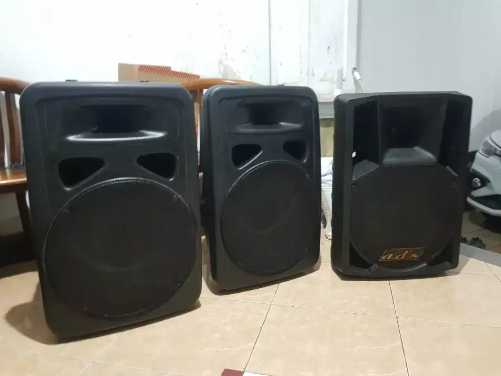 3 unit speaker pasif 15 inch box fiber