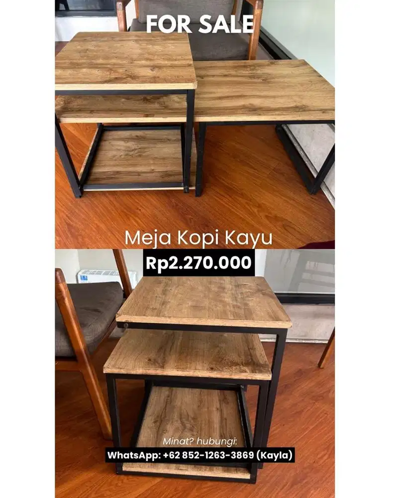 MEJA HIAS KAYU / KOPI