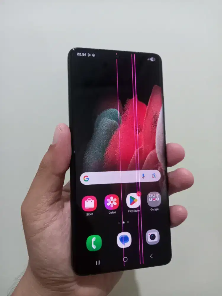 Samsung Galaxy S21 Ultra Ram 12/128Gb Fullset ori ada minus