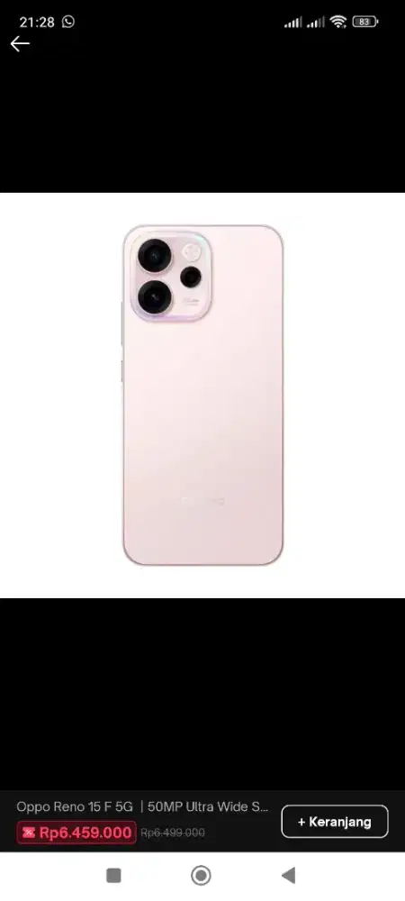 HP Oppo Reno 15F 5G 8/256