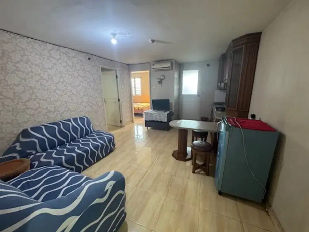 SEWA Apartemen Wisma Gading Permai WGP 2 Kamar Furnished tipe 46 meter