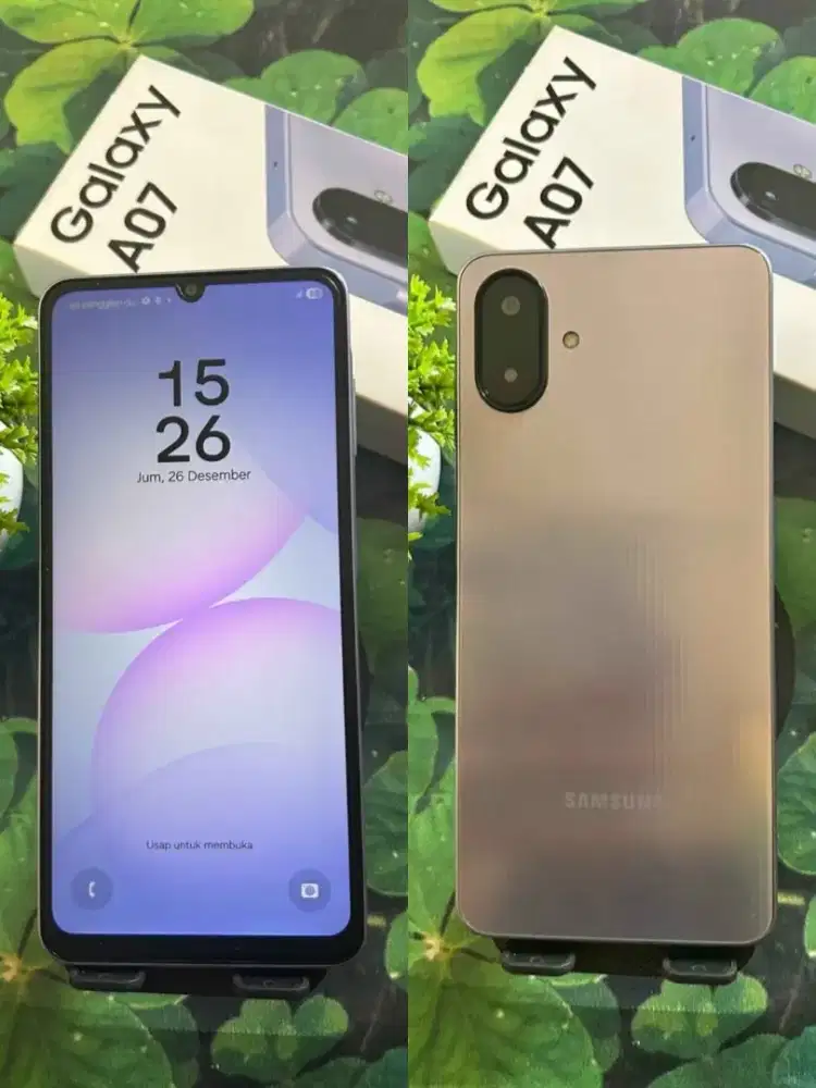 SAMSUNG A07 RAM 4/64 MULUS FULLSET MASIH GARANSI PANJANG