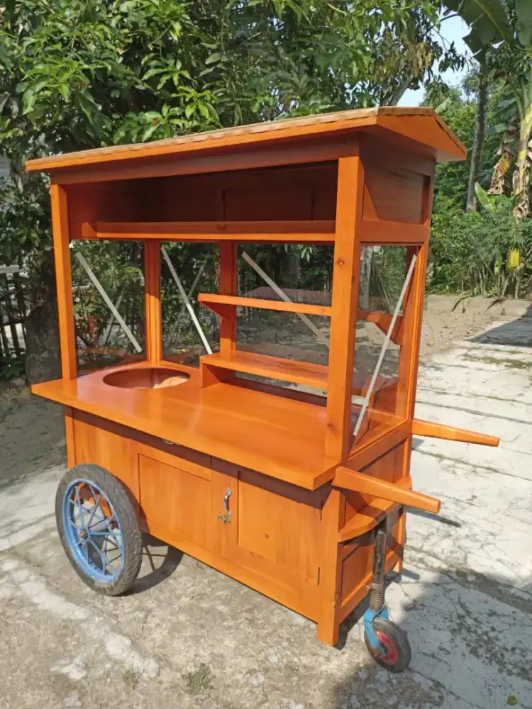 Gerobak Angkringan jg Melayani Pesanan Grobak Bakso Mie Bubur Sate dlL