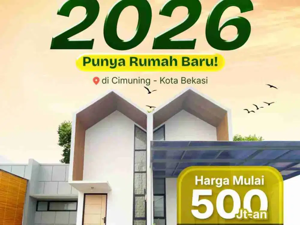 Rumah Baru Siap Huni Cluster Di Cimuning Mustika Jaya Bekasi Timur, Murah, KPR