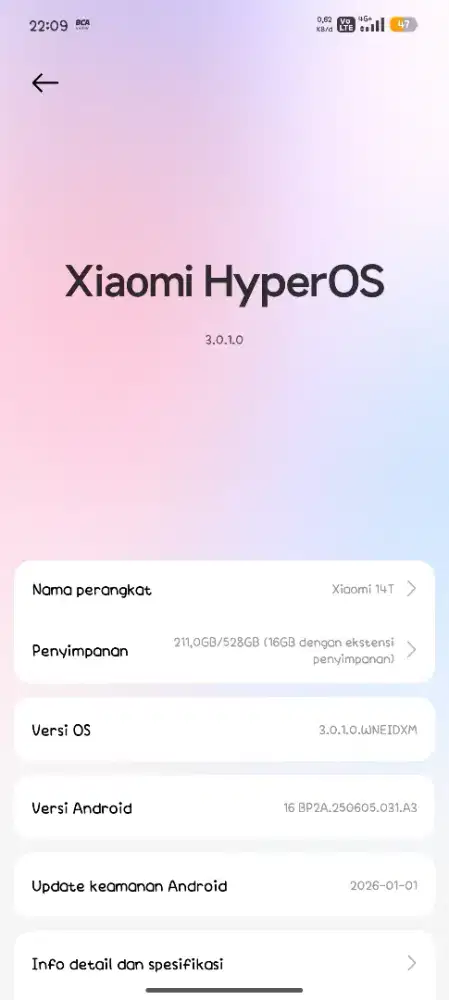 XIAOMI 14 T 12/512 5jt