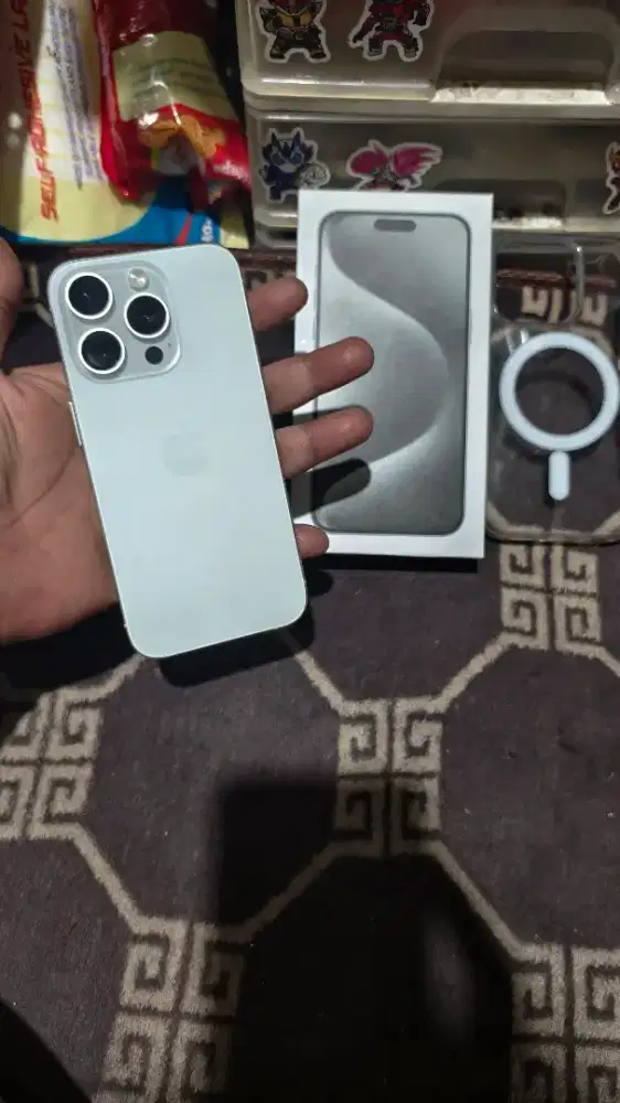 iPhone 15 Pro 128Gb Mulus Normal Bisa Tuker Tambah