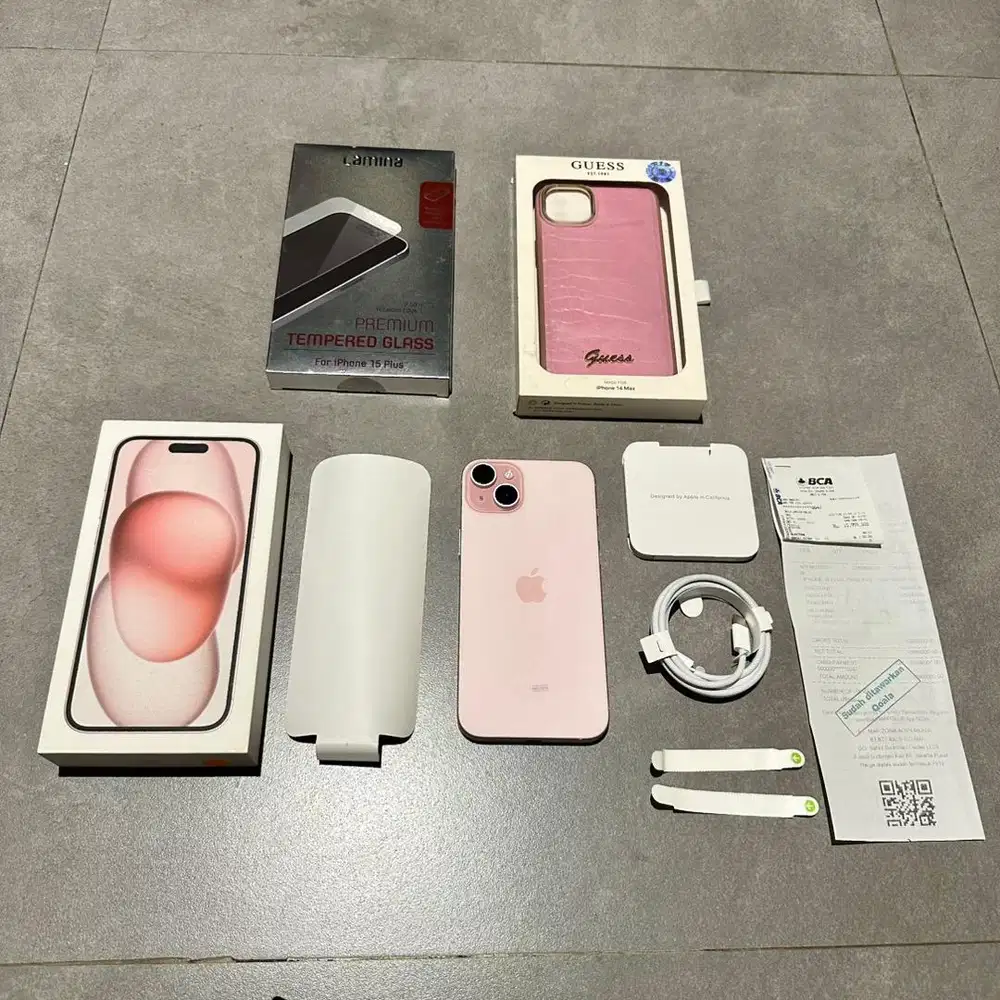 Iphone 15 Plus 256 Pink Eraphone garansi sampai 3 Maret 2026