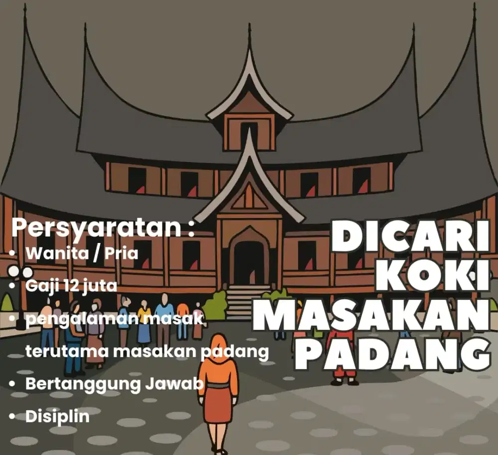 LOWONGAN RESTORAN KOKI / CHEF