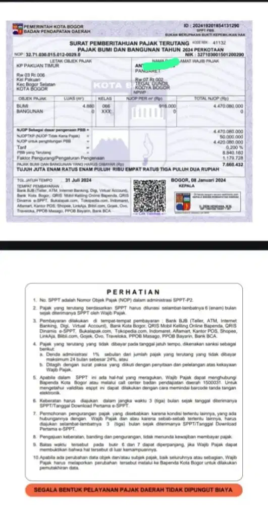 DI JUAL TANAH MURAH KEBUN BERKONTUR NEMPEL REAL ESTATE ROYAL TAJUR