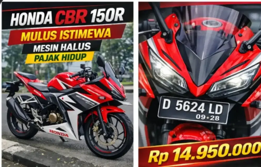 CBR150R Facelift MULUS BANGET – Harga Termurah Kondisi Kayak Baru!!