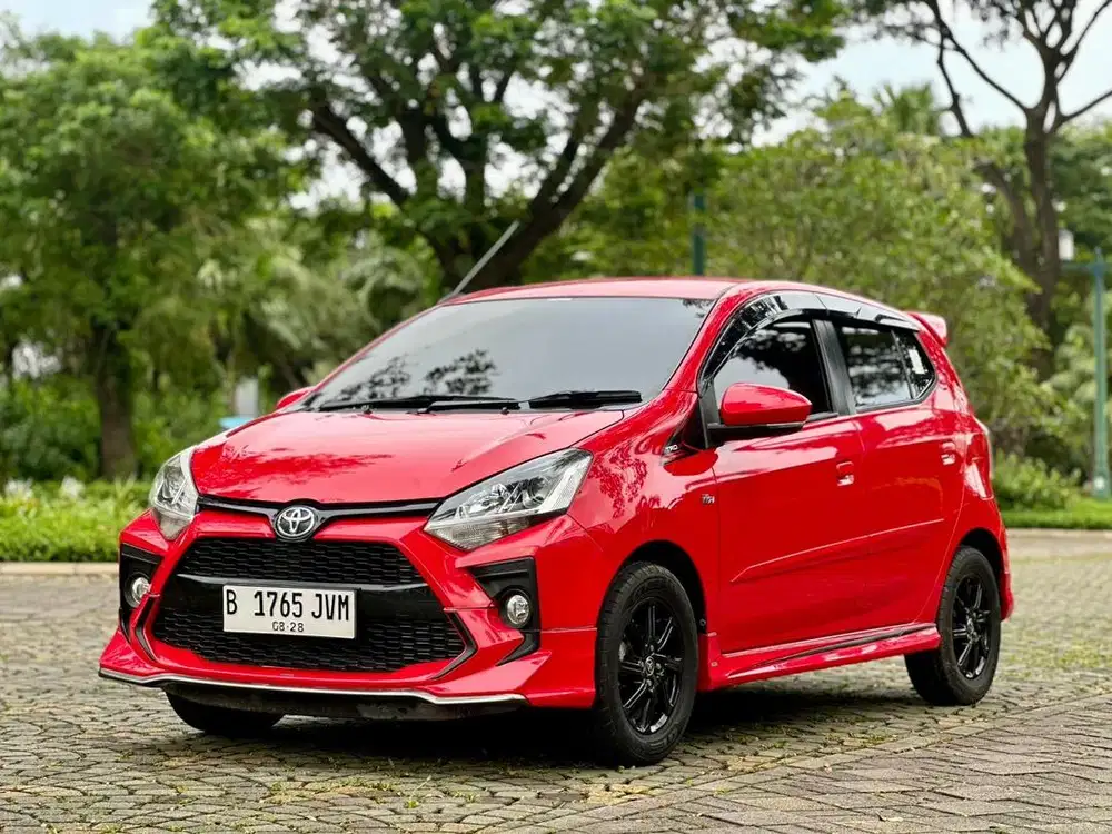 LOW KM AGYA 1.2 TRD AT 2020 MERAH LIKE NEW