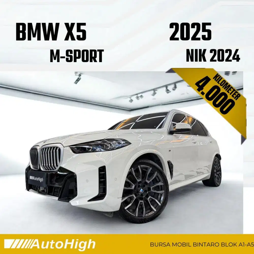 DP10% [Km4.000] X5 M-Sport LCi 2024 White Reg 2025 #AUTOHIGH