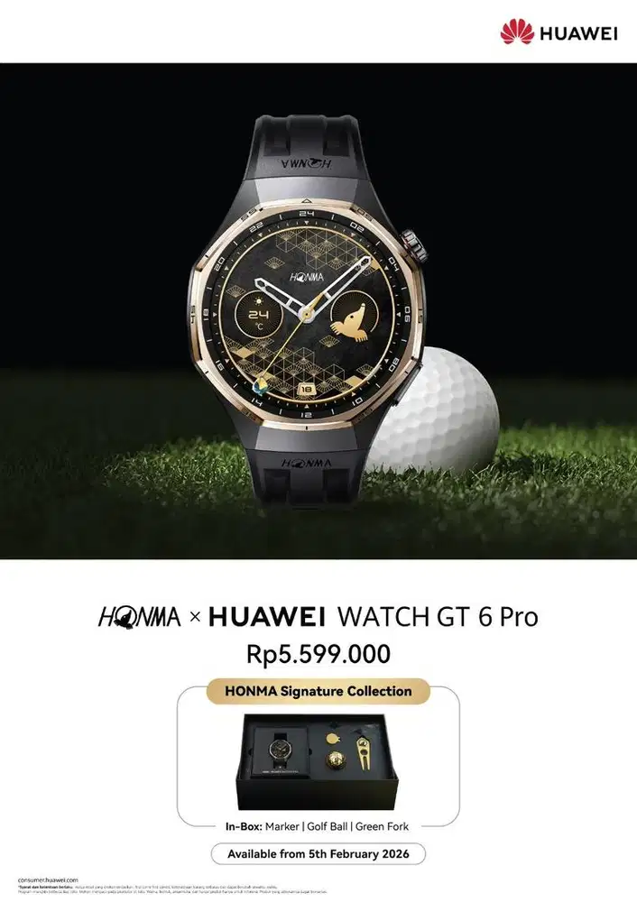 Huawei GT 6 Pro x HONMA