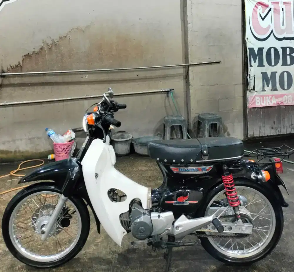 Langkah C70 mesin kharisma istimewa