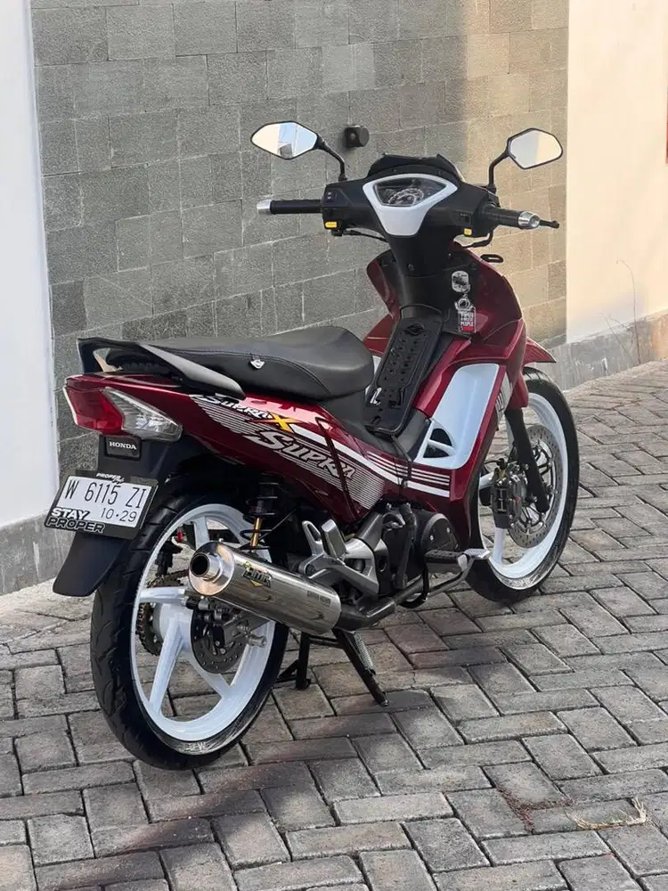 SUPRA X 125 karbu 2009 full restorasi
