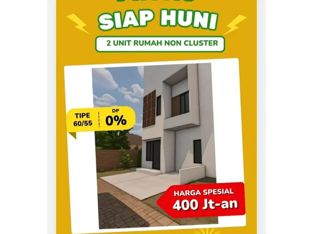 Jual Rumah New 2 Lantai Murah di Area Tapos Depok - Dekat LRT Cimanggis