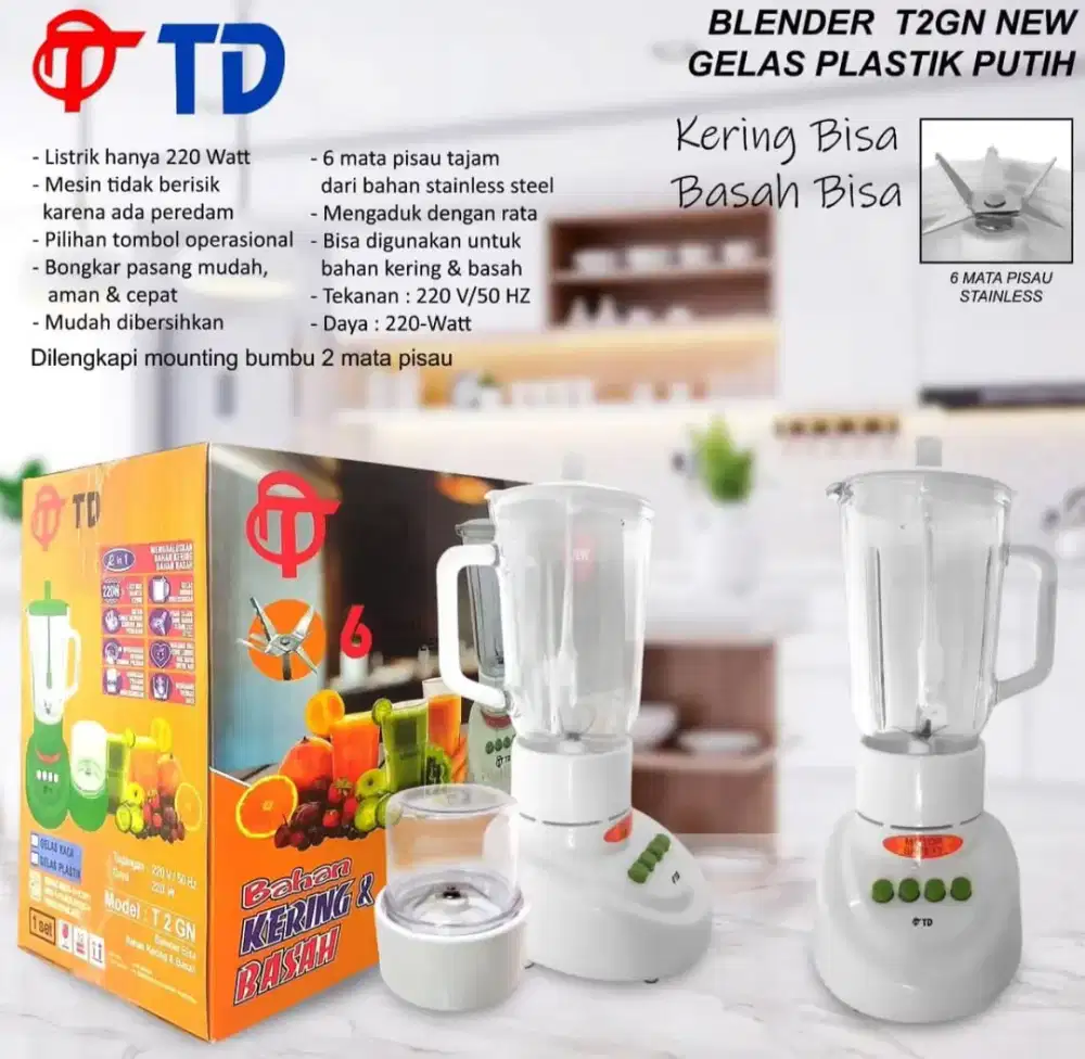 Blender merk TD baru bisa bayar ditempat