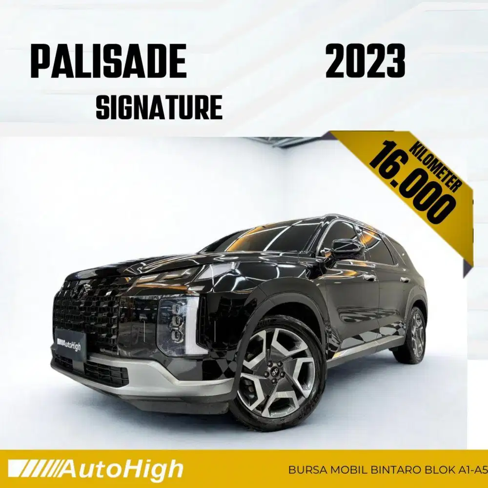 DP10% [Km16.000] Palisade Signature 2023 Black Reg 2024 #AUTOHIGH