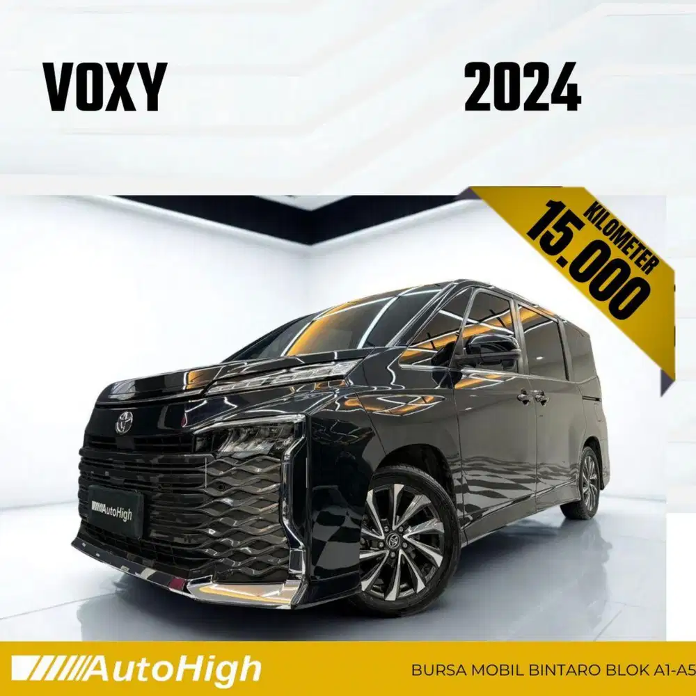 DP10% [Km15.000] Voxy 2024 Black Reg 2025 #AUTOHIGH