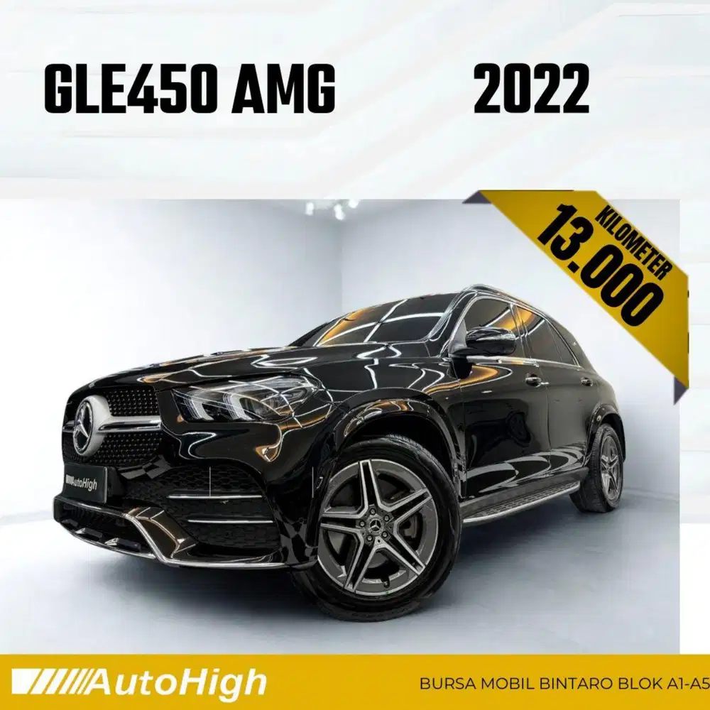 DP10% [Km13.000] GLE450 AMG 2022 Black / GLE 450 Reg 2023 #AUTOHIGH
