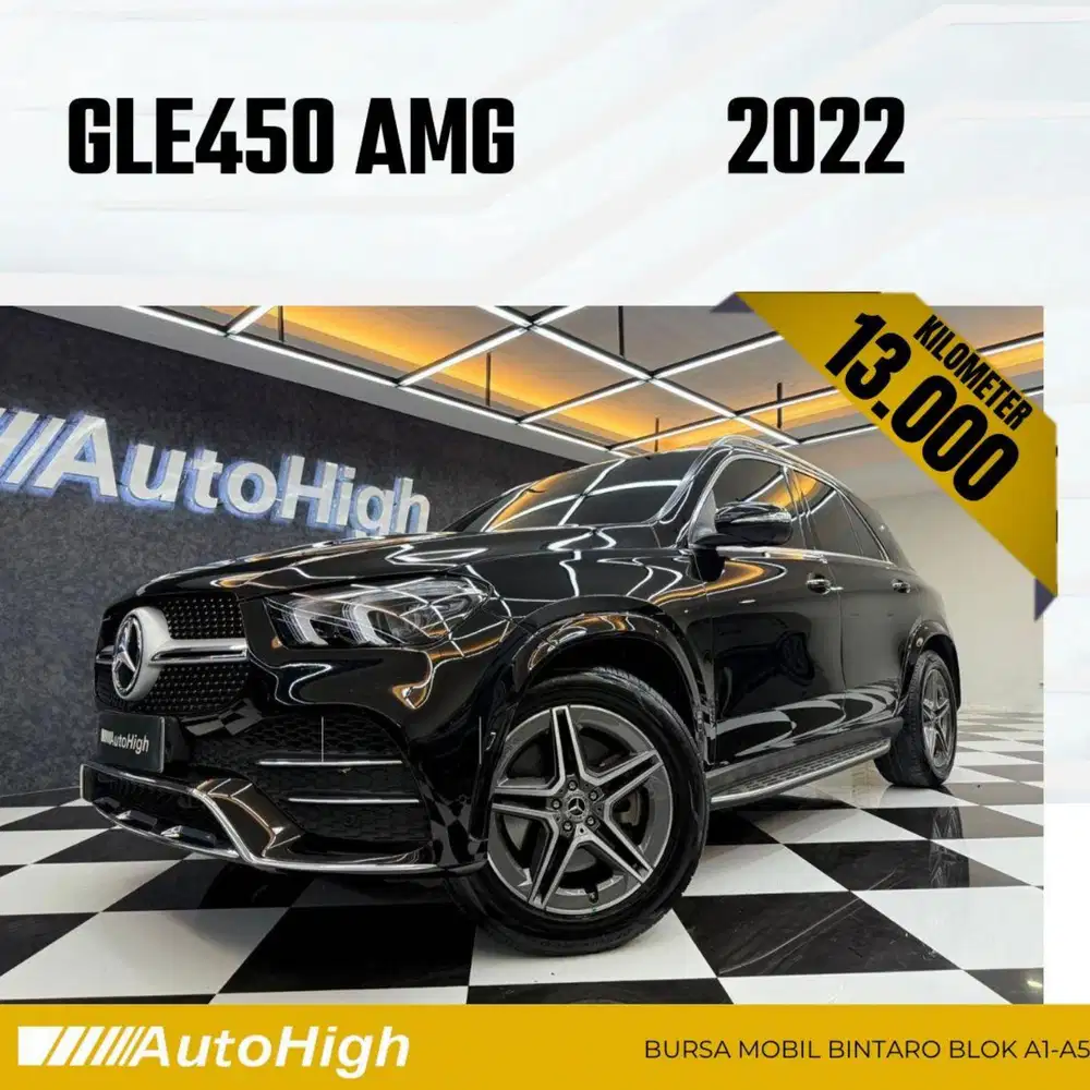 DP10% [Km13.000] GLE450 AMG 2022 Black / GLE 450 Reg 2021 #AUTOHIGH