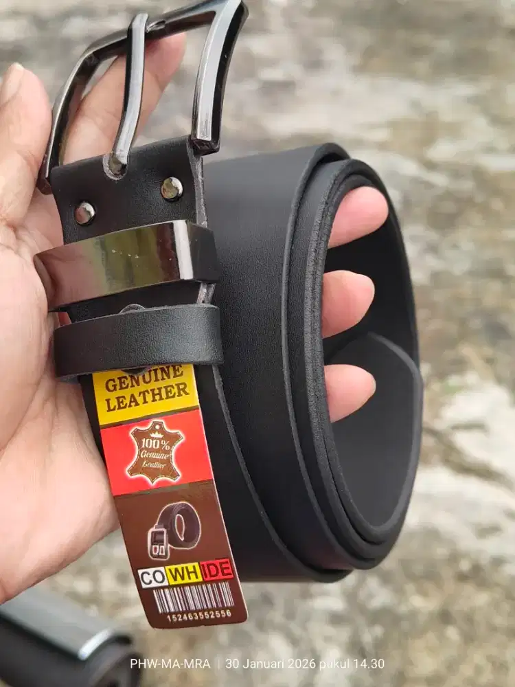 Sabuk Kulit Sapi Asli 100% ( COD Jogja )
