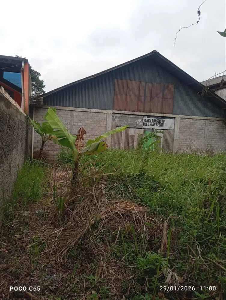 Gudang Lahan Luas Strategis Dekat Tol Gedebage Cinambo