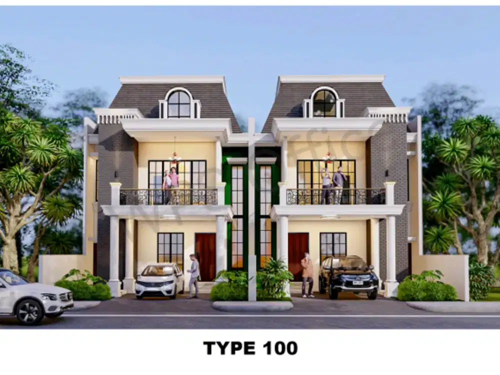 Unit Terbatas Rumah Primary 2 Lantai Design Modern Type 100 di Bukittinggi Sumatera Barat