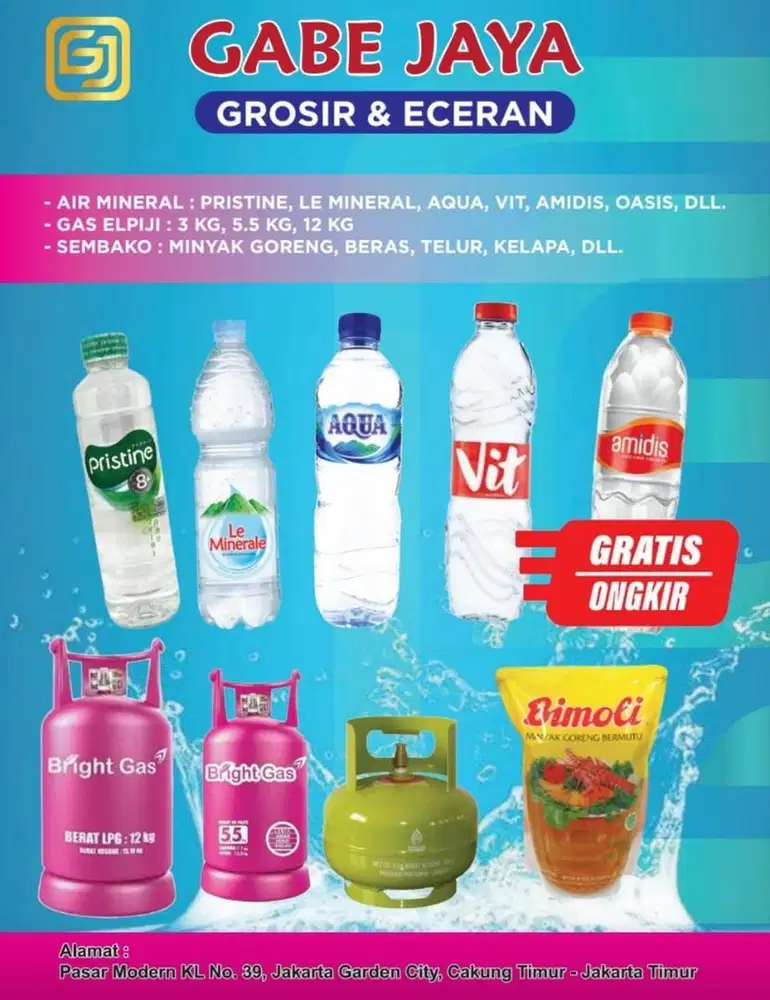 Admin Toko Galon dan Gas