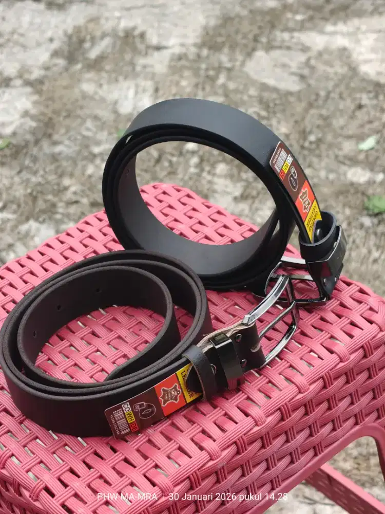 Sabuk Full Kulit Sapi Asli 100% ( COD JOGJA )