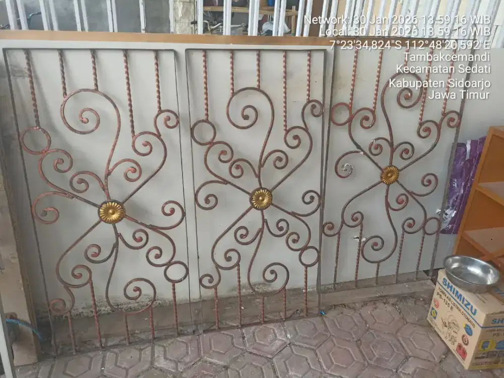 Tralis besi cendela murah