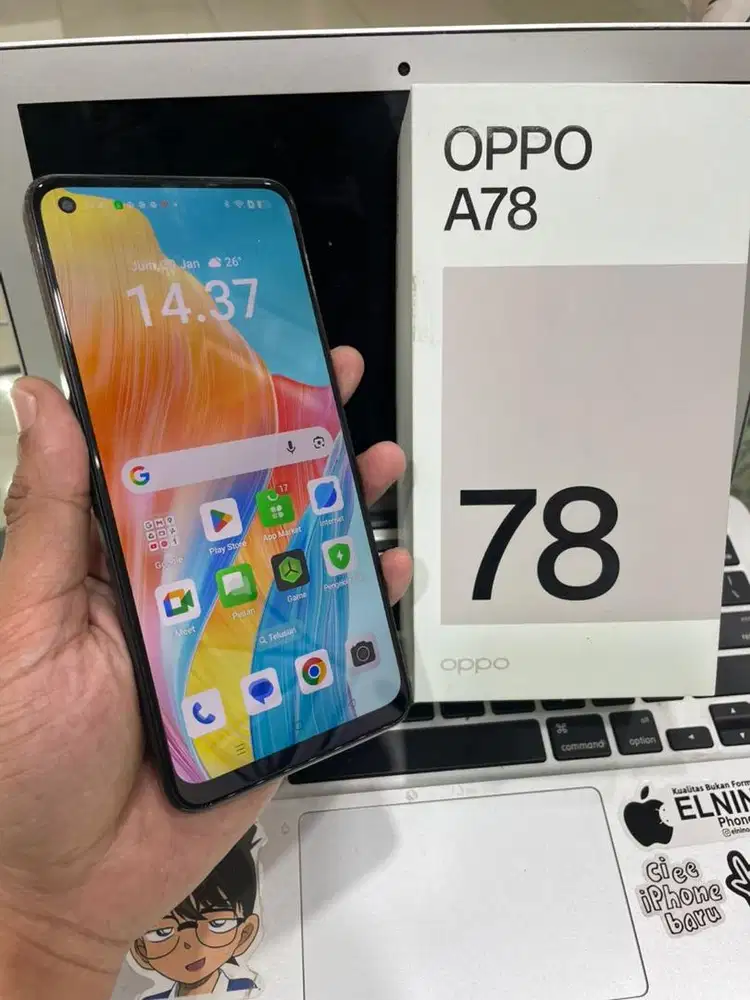 oppo a78 black 8/256 like new