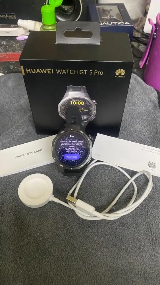 Jam tangan Huawei watch GT 5 pro black simpanan like new