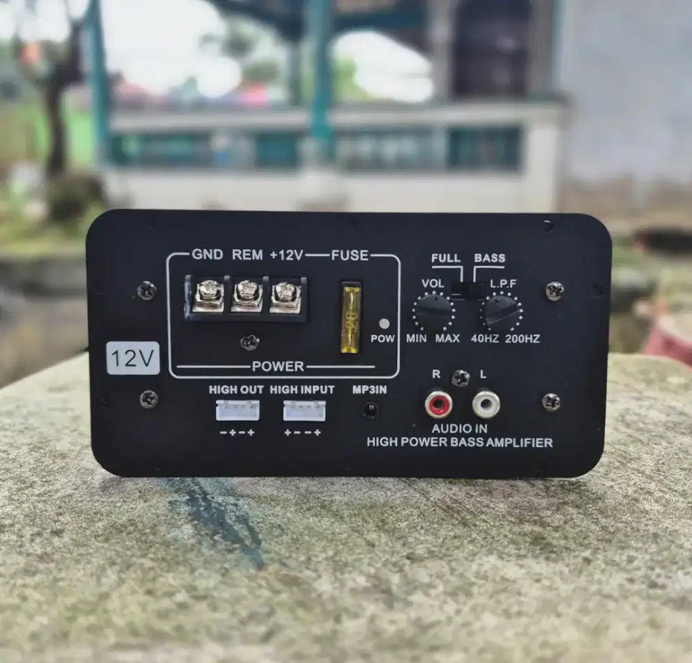 Power Kit Amplifier Subwoofer 350 watt DC 12V Basstube Aktif 6-12 inch