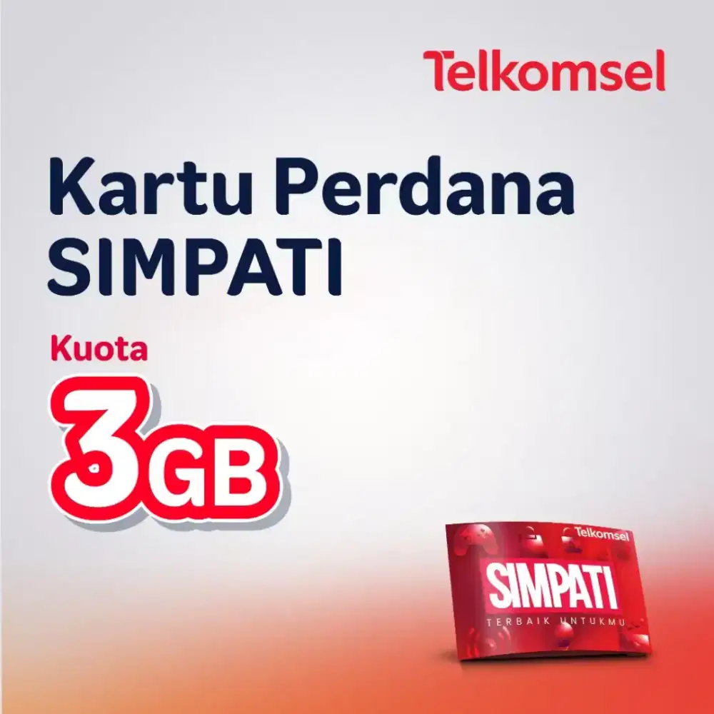 Kartu perdana Simpati 3GB