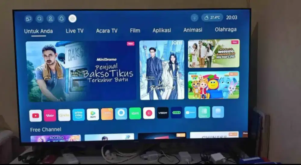 Smart tv coocca 43 inch